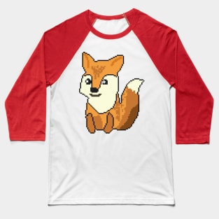 Pixel Art Musang Icon Baseball T-Shirt